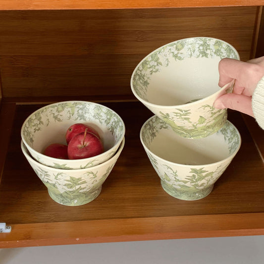 Ceramic Rice Bowl, 5 Inch