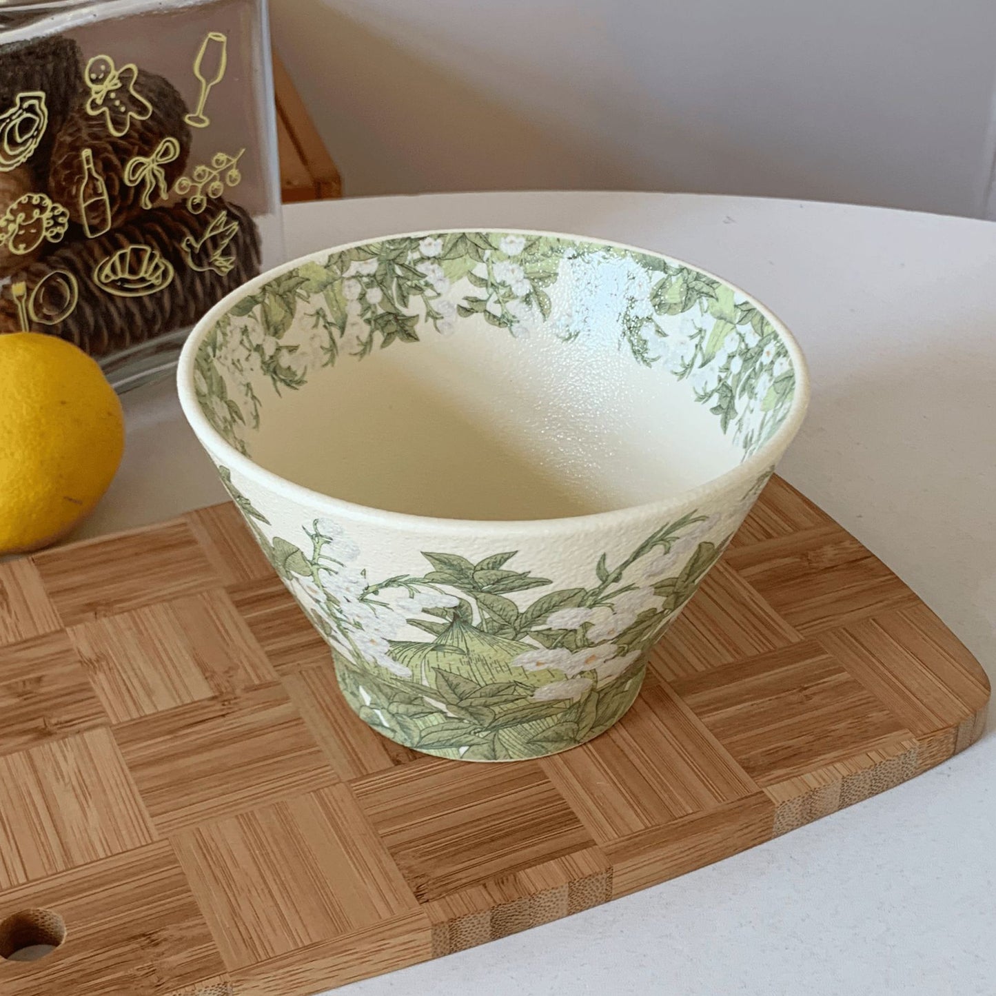 Ceramic Rice Bowl, 5 Inch