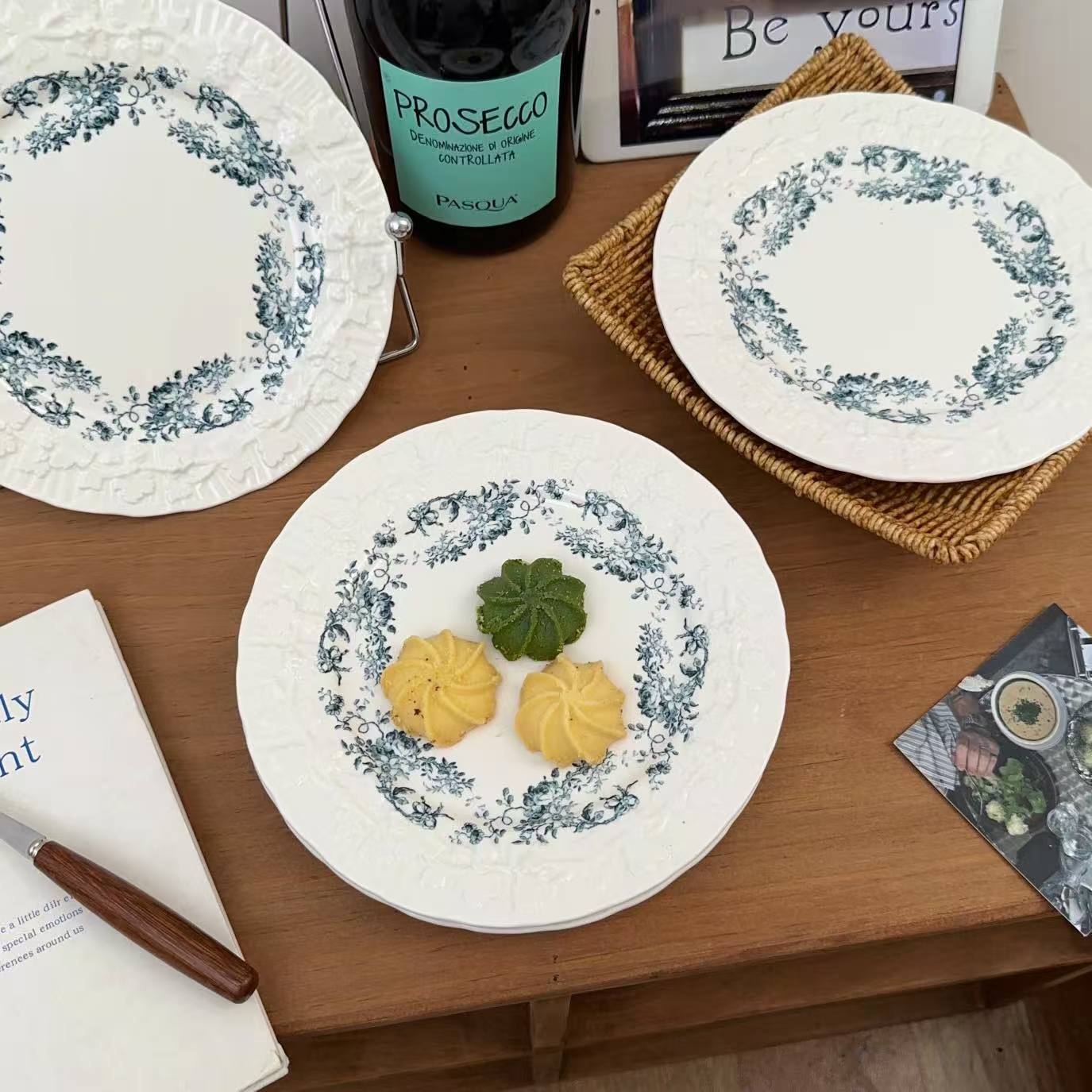 Ceramic Dinner Plate, 9 Inch