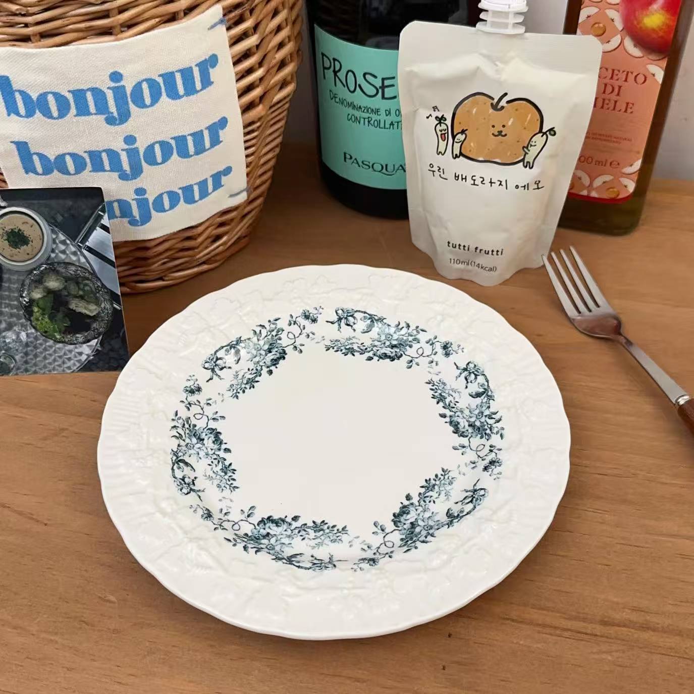 Ceramic Dinner Plate, 9 Inch